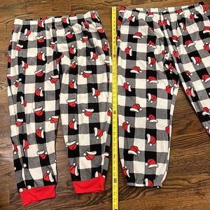 2 pair XL ladies Christmas pajama pants New w/o tags